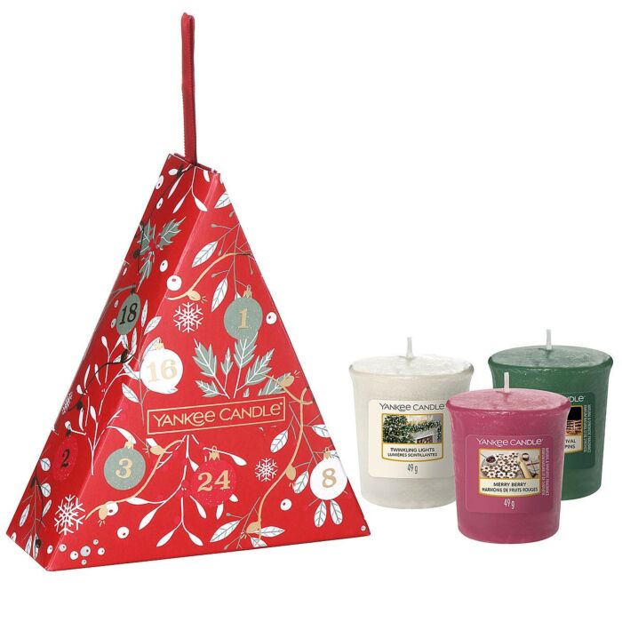 Yankee Candle Countdown to Christmas Three Votive Candle Gift Set